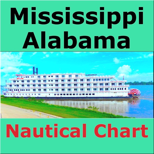 Mississippi-Alabama Marine Map icon
