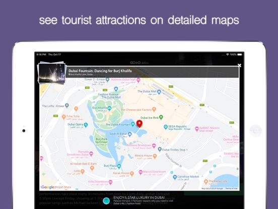 Dubai Travel Guide & City Maps iPad screenshot 4 - Travel app