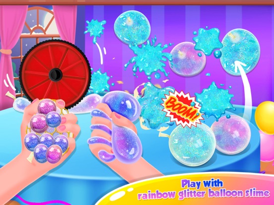 Balloon Glitter Slime iPad screenshot
