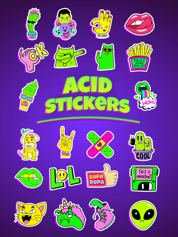 Screenshot #4 pour Acid Stickers: Trippy Fun