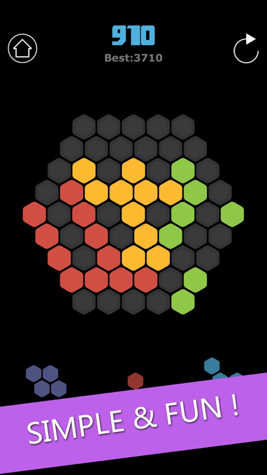 #2. Hexagon Puzzle Blocks (iOS) 由: 亚州 王