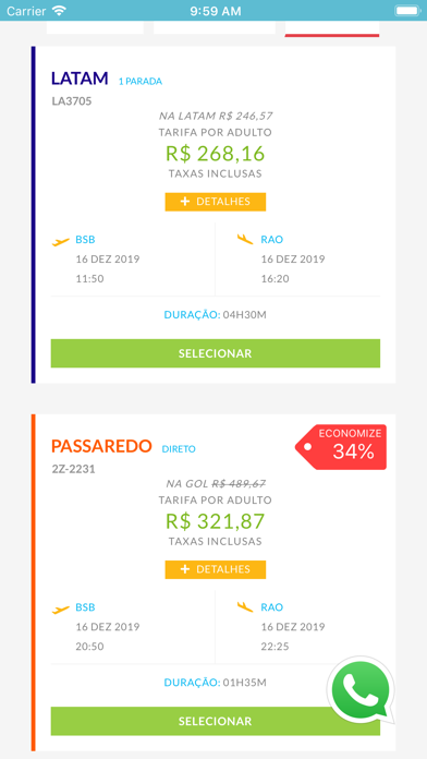 Screenshot #3 pour Milhas Express