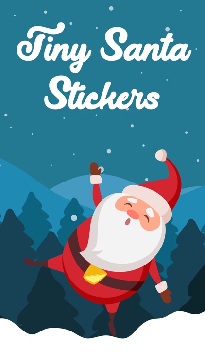 Tiny Santa Stickers