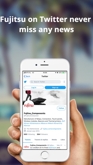 Screenshot 3 of Fujitsu Components Europe B.V. App