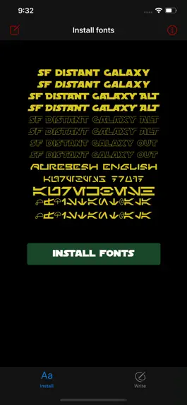 Game screenshot Fonts for Star Wars theme mod apk