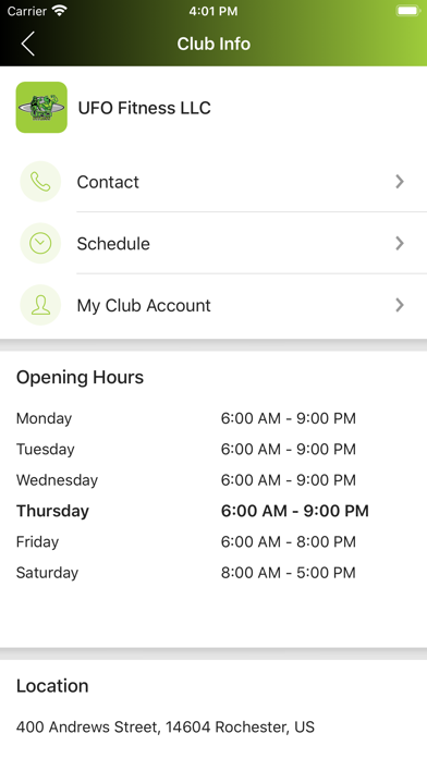 UFO Fitness Screenshot