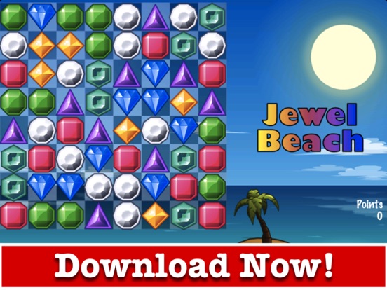 Jewel Beach iPad app afbeelding 1