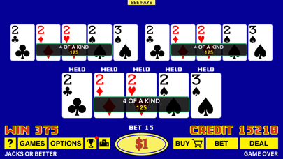 The Classic Video Poker screenshot 2