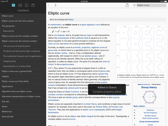 Wikipanion Plus for iPad iPad app afbeelding 1