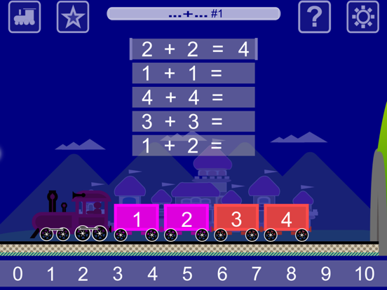 Math Learning Train iPad screenshot 4 - Education app