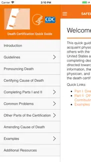 cause of death reference guide iphone screenshot 2