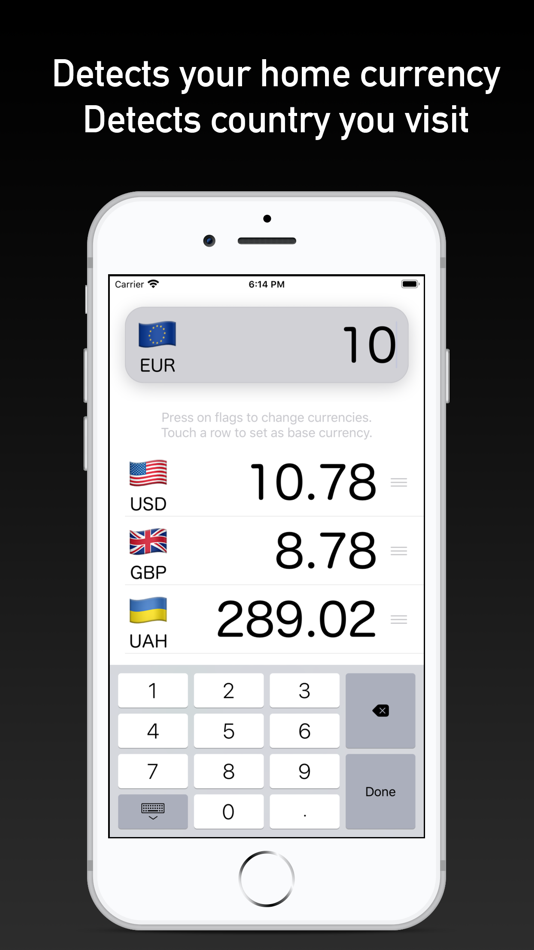 #2. Fast Rates currency converter (iOS) 由: Sergii Koval