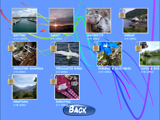 Puzzles Mix iPad screenshot
