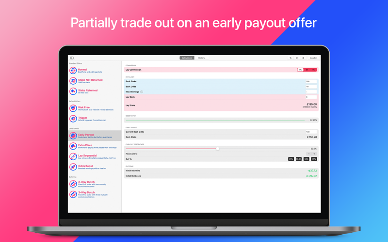 Matched Betting Calculators screenshot 3