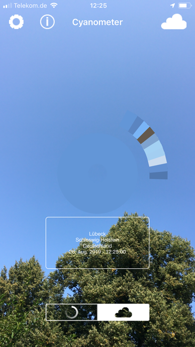 Cyanometer Screenshot