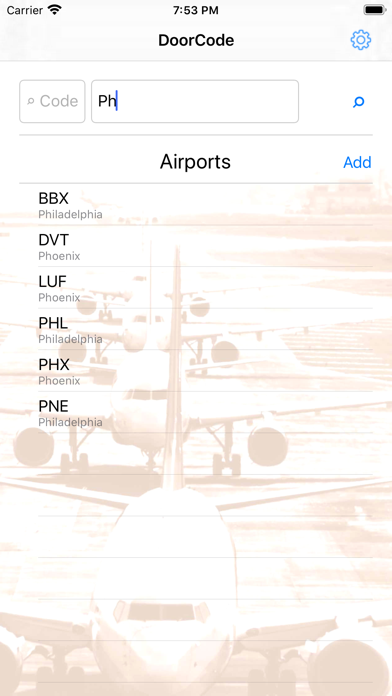 DoorCode Airports Screenshot 3 - AppWisp.com DoorCode Airports Screenshot 3 - AppWisp.com