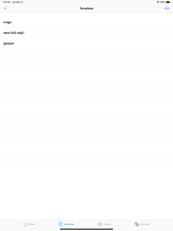 Oriya Keyboard & Translator iPad screenshot