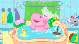 hippo pet care game simulator iphone screenshot 4