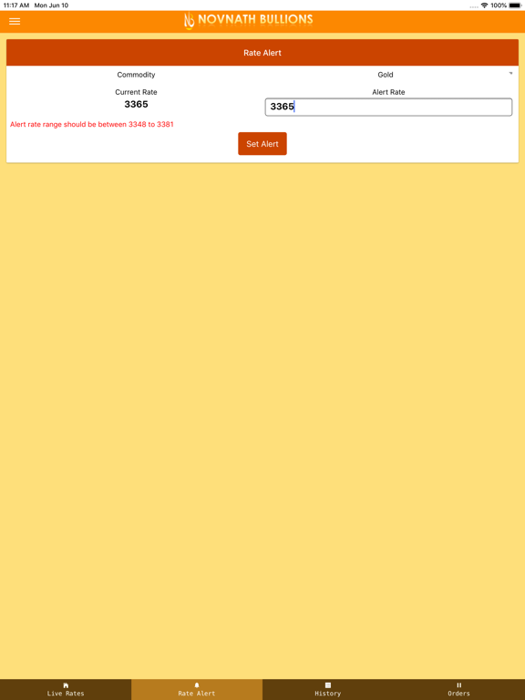 Navnath Bullions iPad screenshot