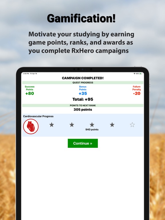 RxHero - Master Top 250 Drugs iPad screenshot 6 - Medical app