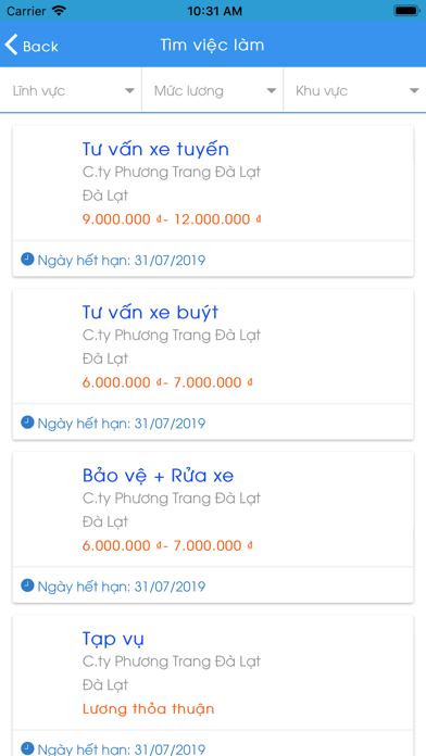 Việc làm Lâm Đồng screenshot 2