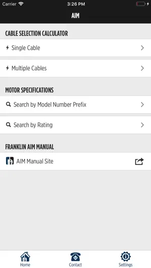 Franklin Electric AIM screenshot 1