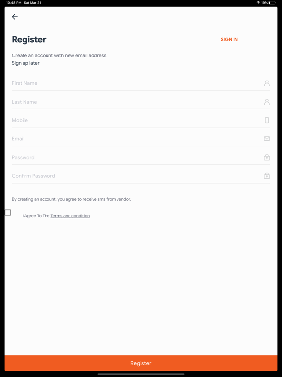 Screenshot #5 pour Deleci Food Delivery App
