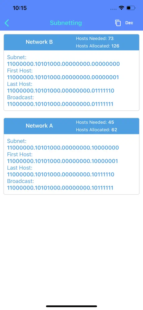 IP Subnetting Calculator