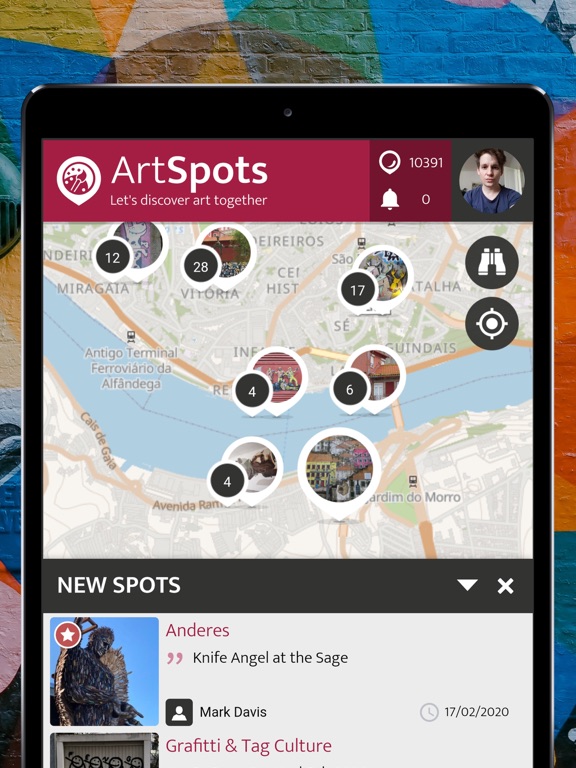 ArtSpots - let's discover art iPad screenshot 4 - Entertainment app