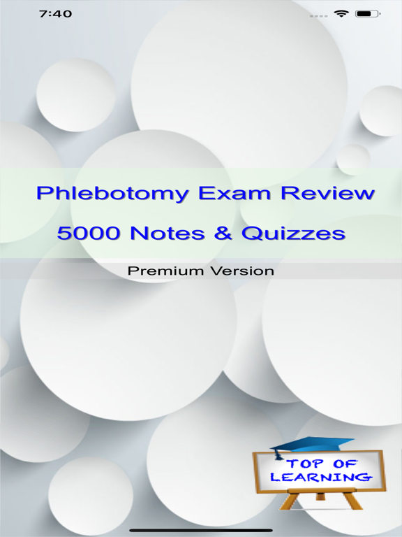 Screenshot #5 pour Phlebotomy 5000 Notes & Quiz