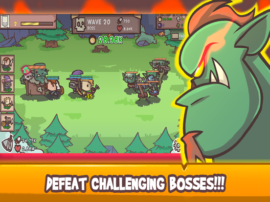 Idle Hero Defense iPad screenshot 6 - Games app