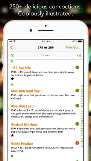Скриншот Beachbum Berry’s Total Tiki на iPhone 2