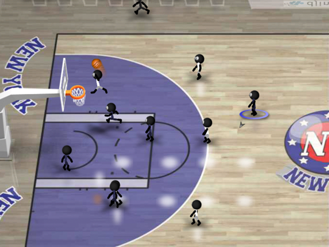 ‎Stickman Basketball Screenshot