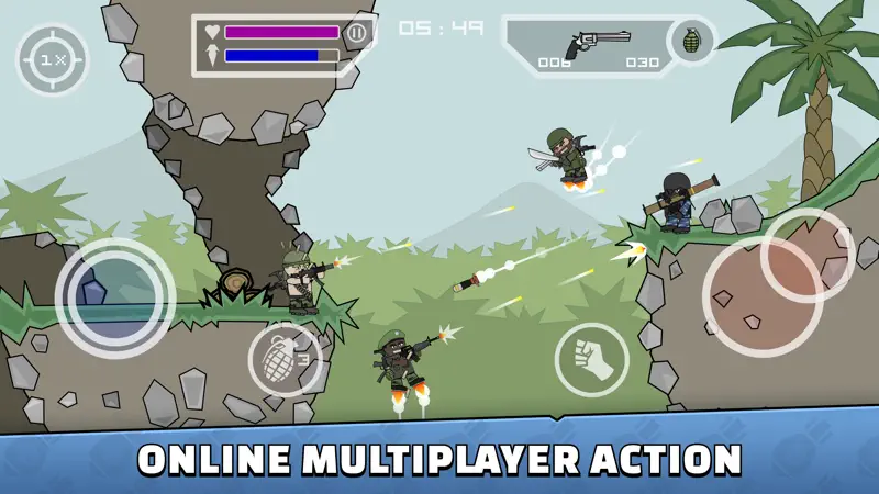 Mini Militia - Doodle Army 2 screenshot 1 of 6
