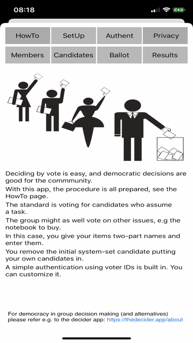 EasyVoting-2 for groups Screenshot