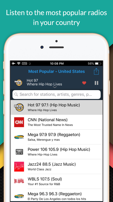 oiRadio - Live radio Screenshot
