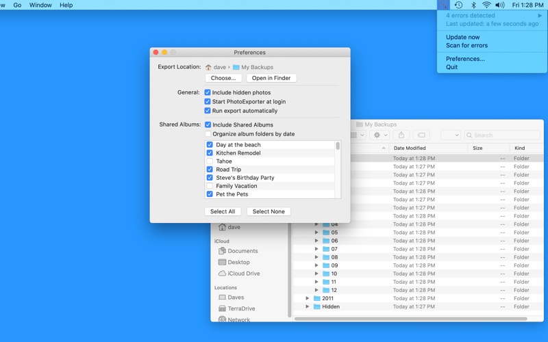 Screenshot #1 pour Photo Exporter