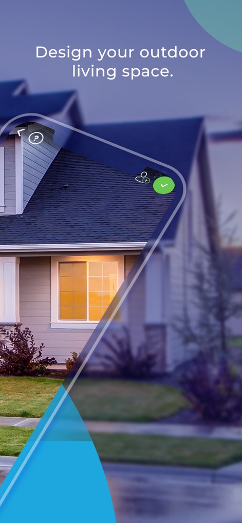 iScape: Landscape Design - Users can quickly initiate their landscape projects, visualizing outdoor living spaces within an immersive, context-rich environment.