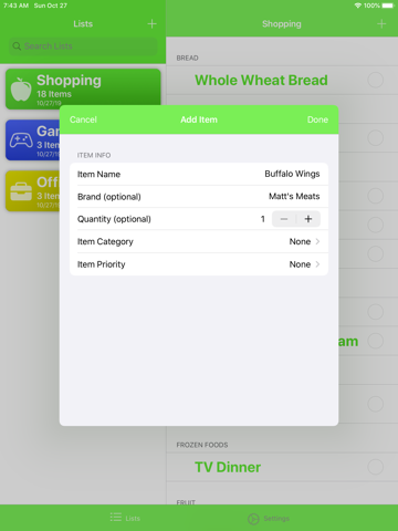 Grocery Master - Shopping List screenshot 3