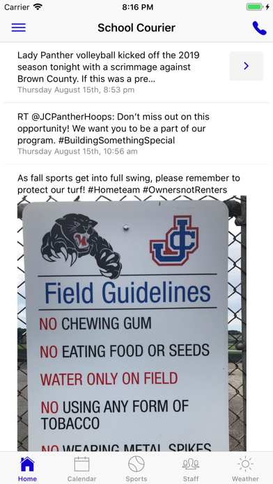 Screenshot #3 pour Jennings County Athletics - IN