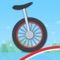 Tilt your device left, right, upside down and rotate it to move a unicyclist on a magical wavy wire