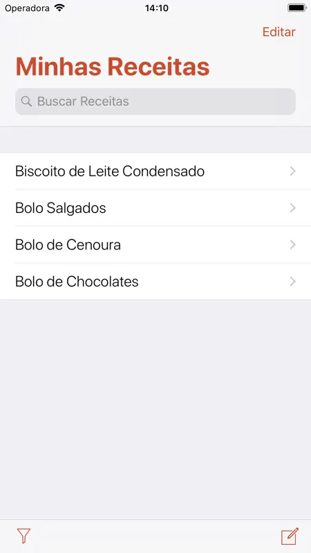 Meu Livro de Receitas screenshot 2 of 3