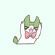 Hachiware Cat stickers! app icon - Stickers app for iPhone