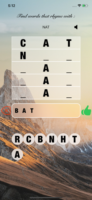 Find words that rhyme