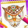 Coloring Book Number Color Art icon