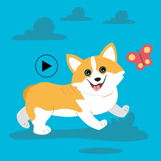 Cute Corgi Animated Emojis icon