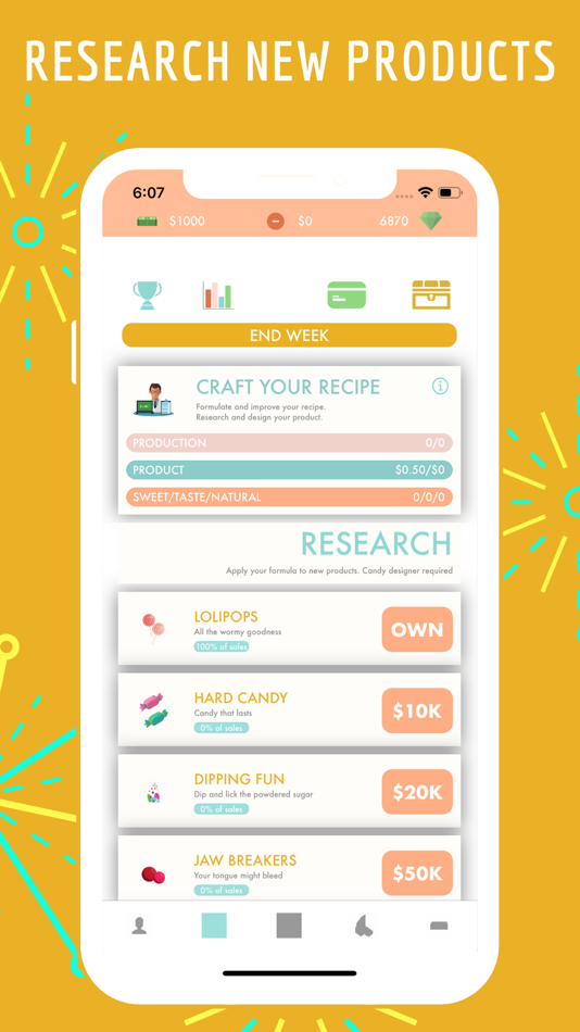 #6. Candy CEO - Business Simulator (iOS) By: Chimpanzee, LLC