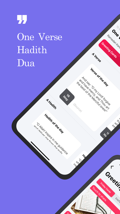 Daily Hadith Dua Quran Screenshot