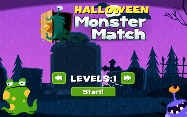 Halloween Monster Match Jogue Agora Online Gratuitamente Y8.com