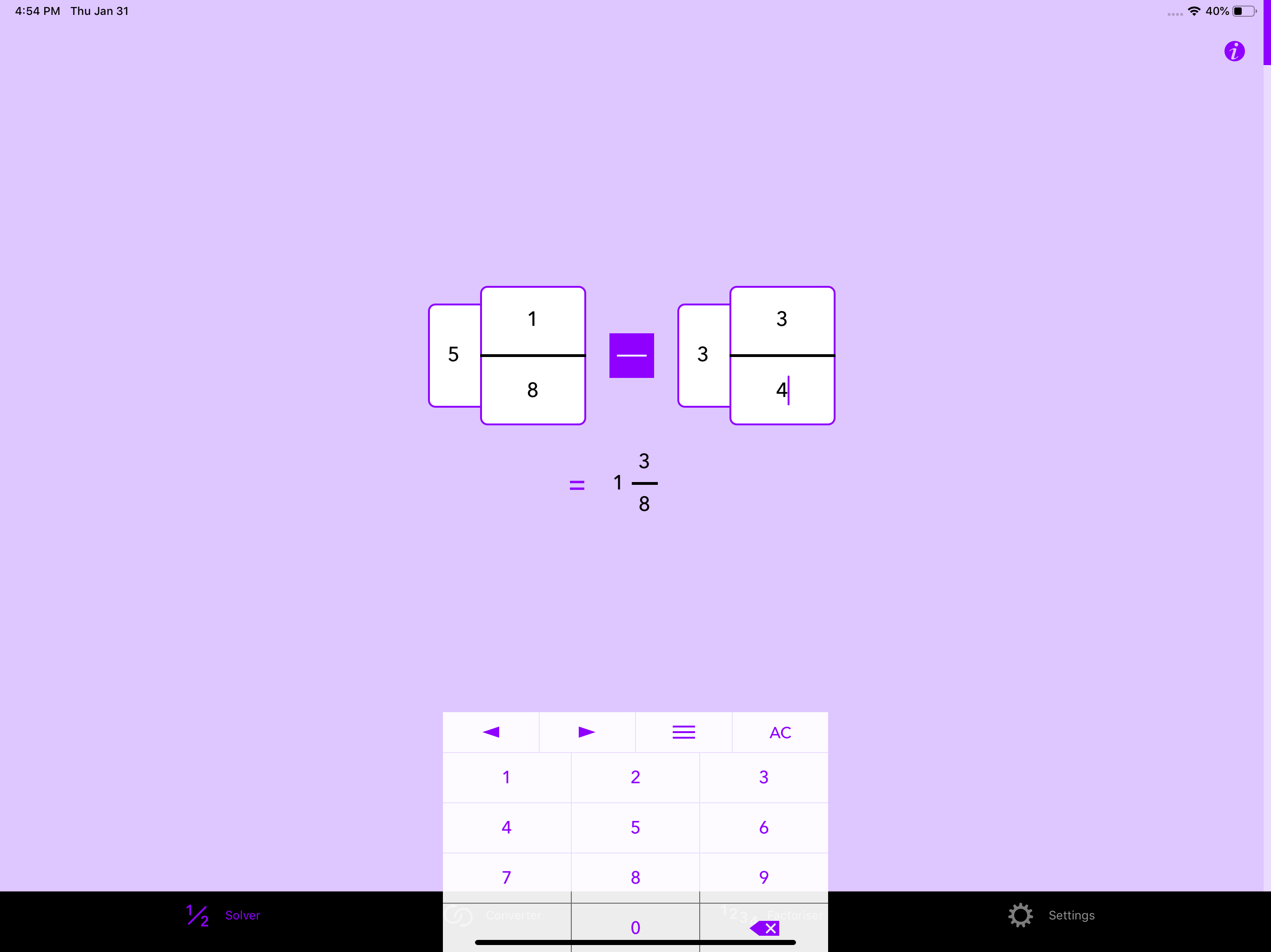 Fraction Help screenshot 7